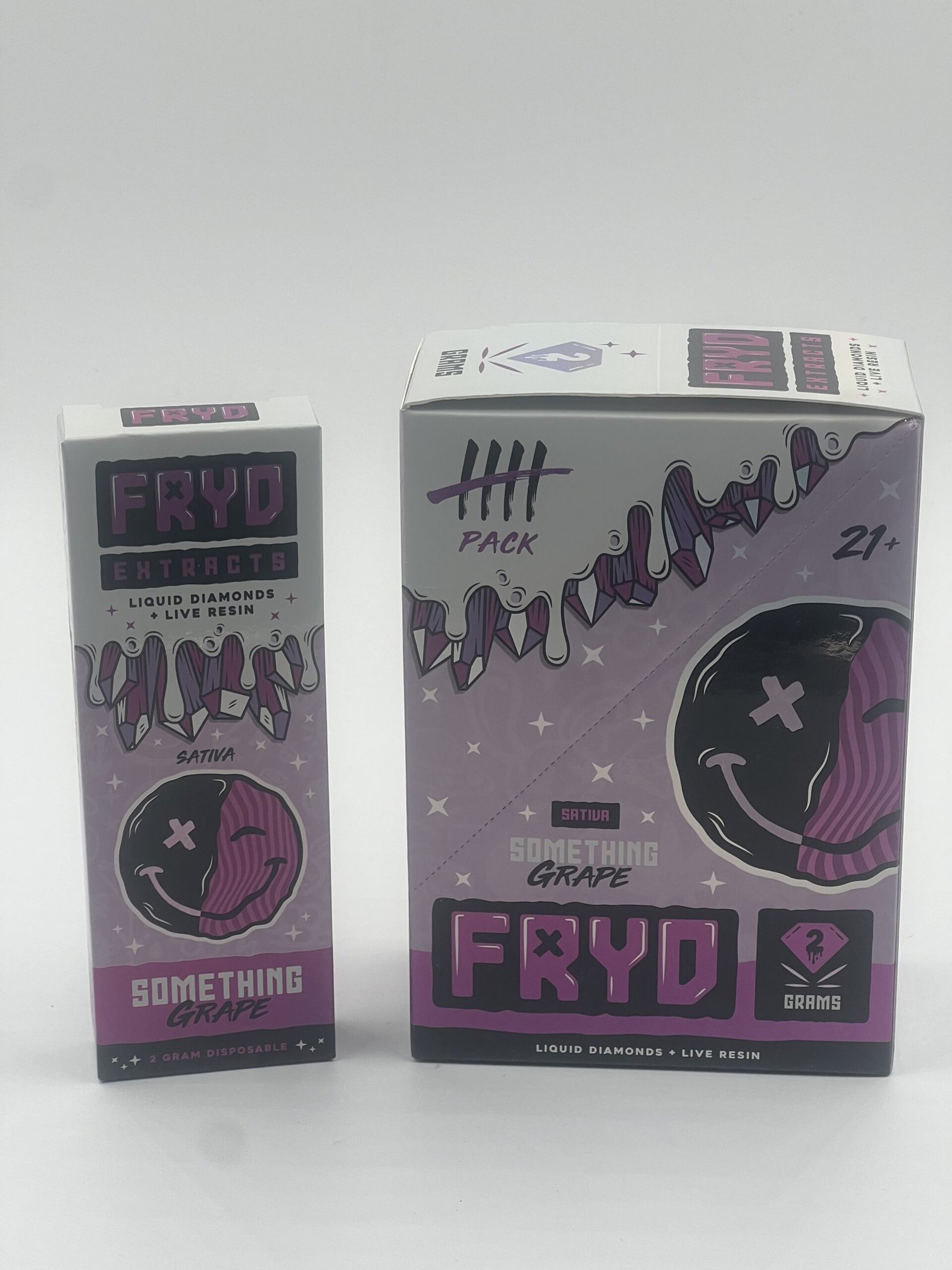 Fryd extracts liquid diamonds live resin vape bar (2 gram) something grape (sativa) $50 exotic cannabis online shop