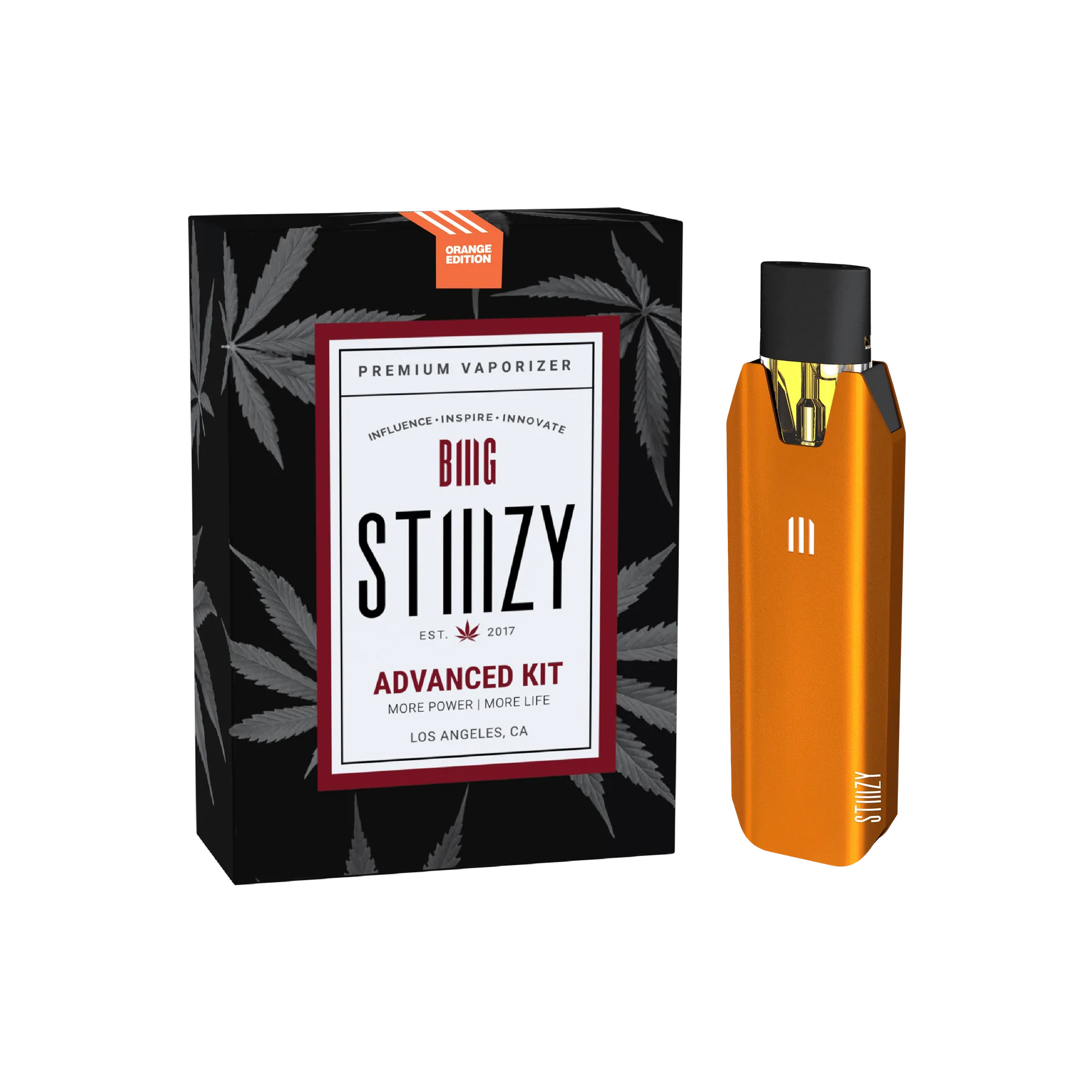Official stiiizy advanced kit battery- orange edition exotic cannabis online shop