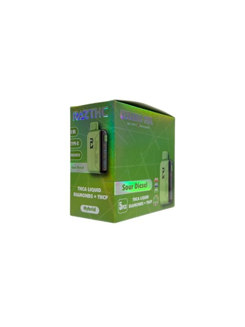 Sour diesel – raz thc thca liquid diamonds + thcp 6ml (hybrid) exotic cannabis online shop