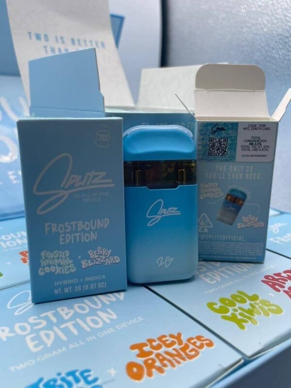 Splitz 2g disposable frostbound edition exotic cannabis online shop