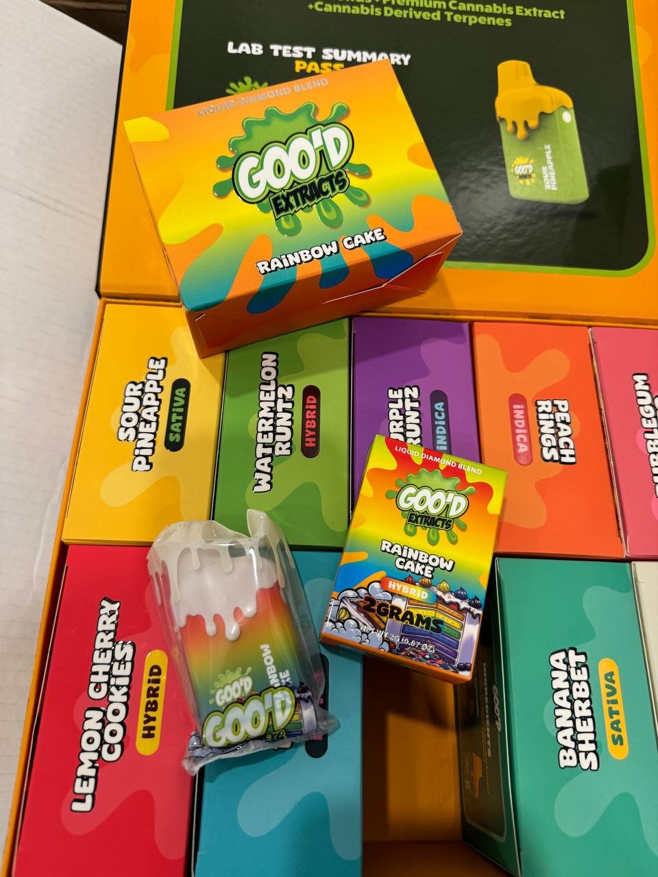 Goo’d extracts disposables 2g liquid diamonds vape exotic cannabis online shop