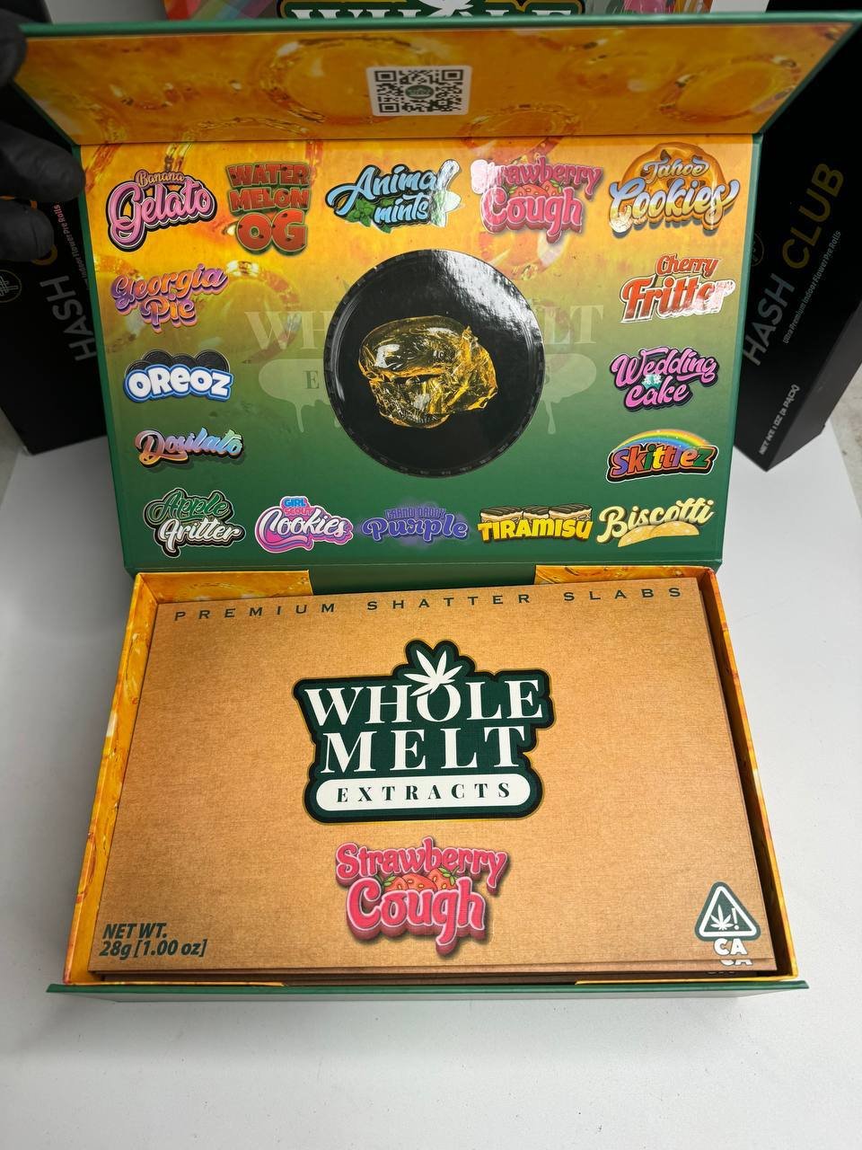Whole melts extracts premium shatter 1 oz slabs exotic cannabis online shop