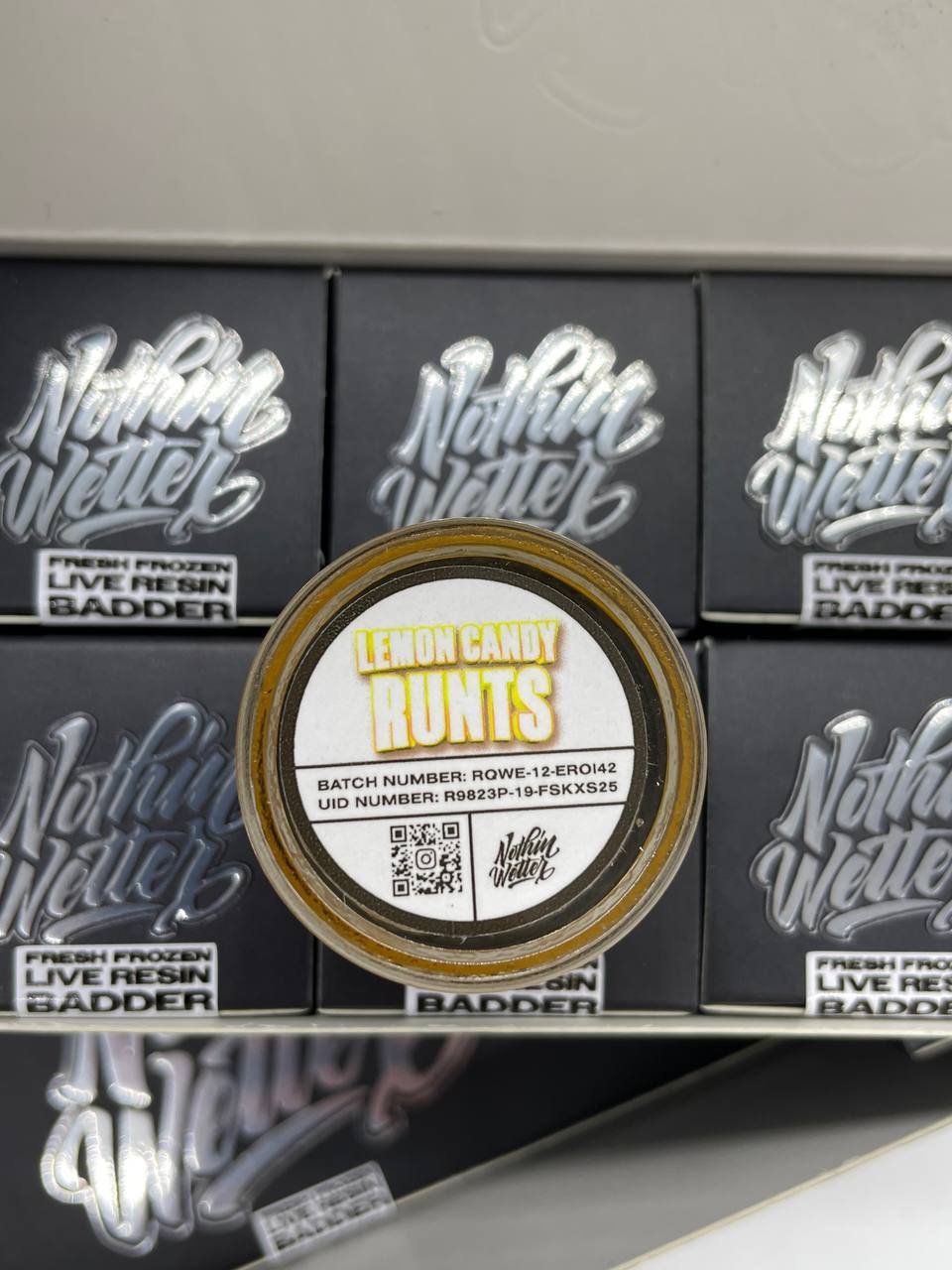 Nothin wetter fresh frozen live resin badder exotic cannabis online shop