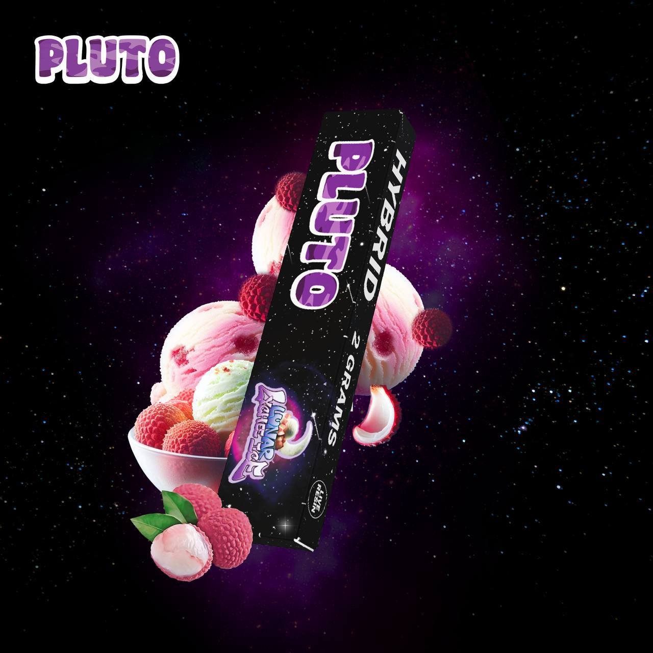 Pluto 2g lunar lychee ice disposable exotic cannabis online shop