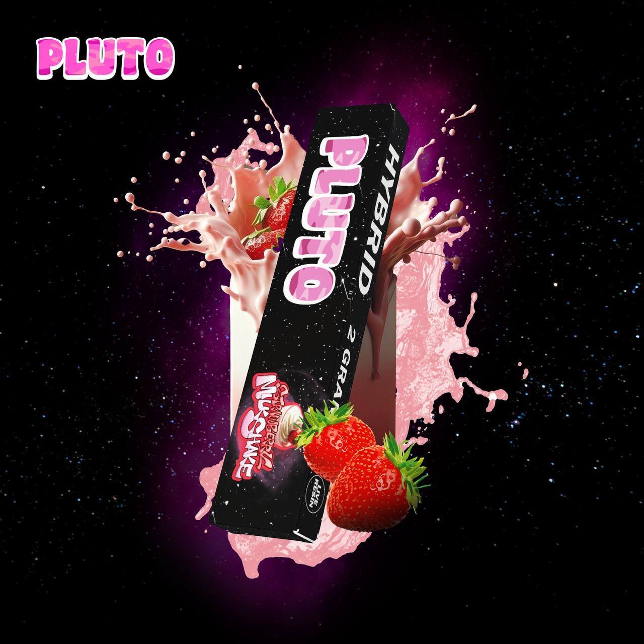 Pluto 2g strawberry milk shake disposable exotic cannabis online shop