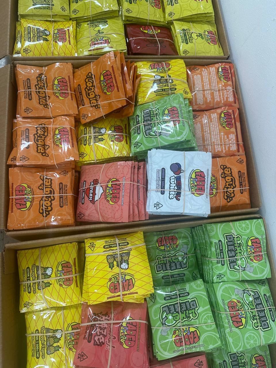 Faded fruits 500mg branded edible exotic cannabis online shop