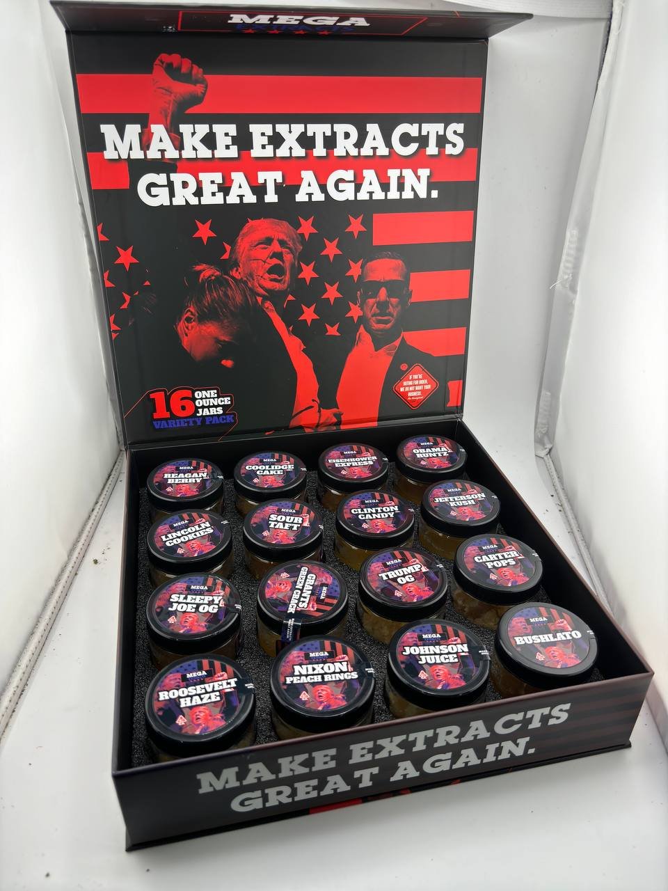 Mega extracts baller 1oz jars box exotic cannabis online shop