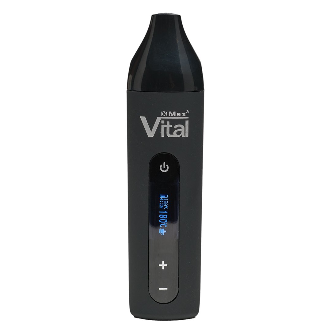 Xmax vital dry herb vaporiser with free glass mouthpiece exotic cannabis online shop