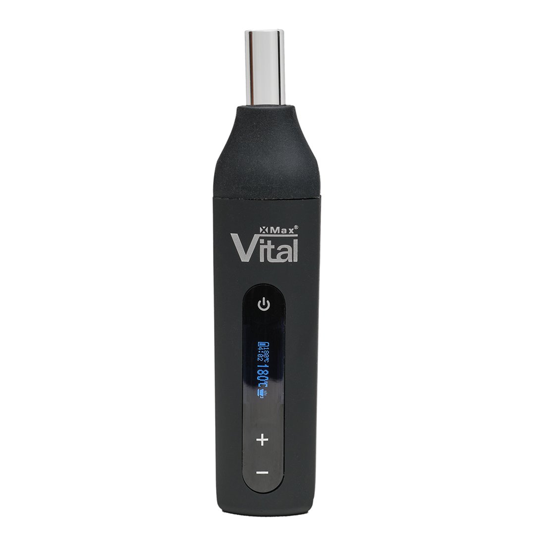 Xmax vital dry herb vaporiser with free glass mouthpiece exotic cannabis online shop