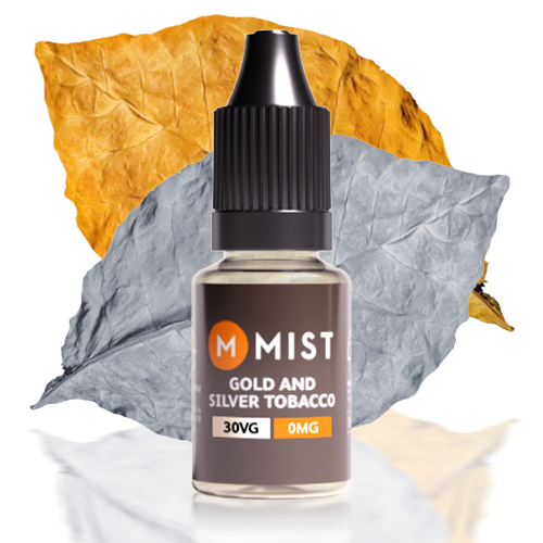 Gold & silver tobacco e liquid 10ml exotic cannabis online shop