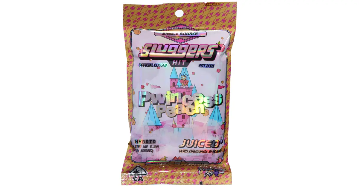 Sluggers x cookies- infused joints 5pck- pwincess peach exotic cannabis online shop