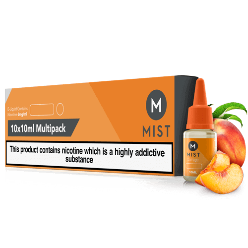 Juicy peach vape juice (10x10ml) exotic cannabis online shop
