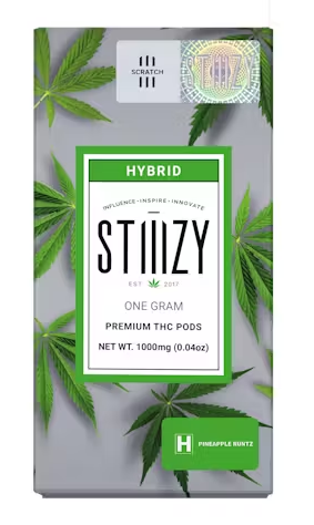 Stiiizy- premium thc pod 1g- pineapple runtz exotic cannabis online shop