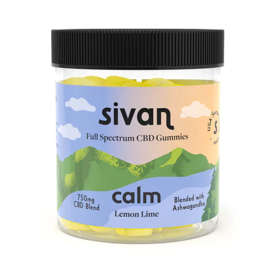 Sivan- cbd gummies- (calm) 750mg- lemon lime exotic cannabis online shop