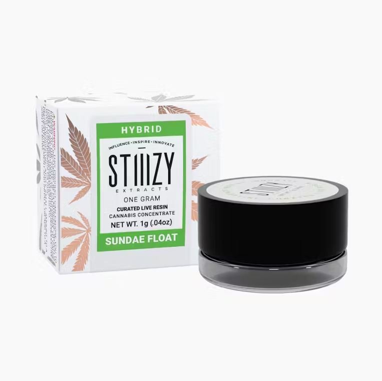 Stiiizy- curated live resin concentrate- 1g- sundae float exotic cannabis online shop
